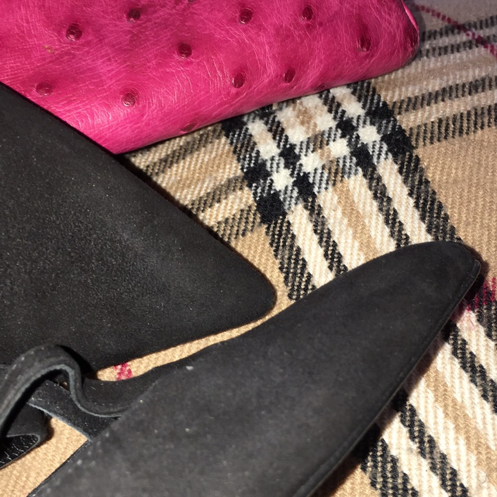 Snake 🐍 leather and suede leather shoes uterqe shoes 👠 - Picture 7 of 8